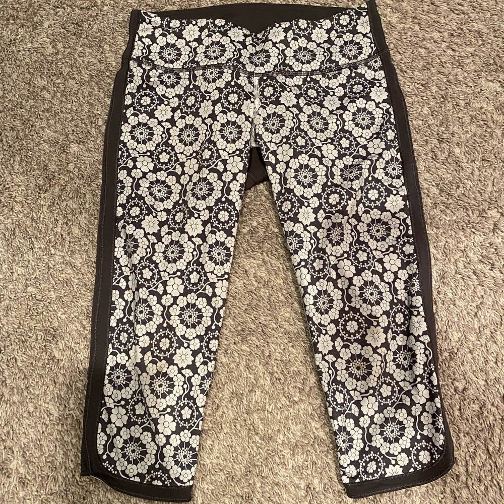 Cropped Floral Lululemon Pants